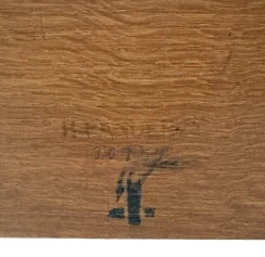 Hendrik Wouda Art Deco Modernist Single Bed for Pander, 1924